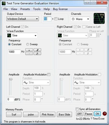 test tone generator